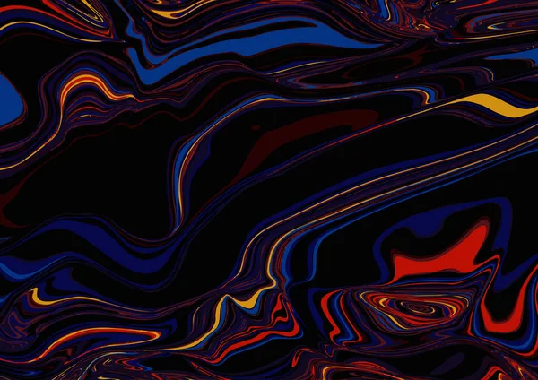 Animation Abstrakte Dunkelschwarze Vektor Hintergrund Bewegung Hypnotische Psychedelische Design Muster — Stockvektor