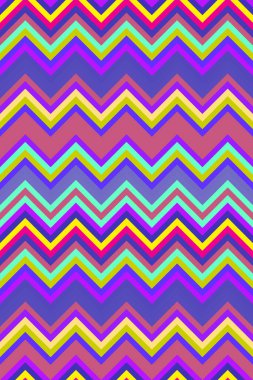 Renkli herringbone sembolü deseni zigzag vektör deseni, soyut geometrik dikişsiz arkaplan veya klasik duvar kağıdı.