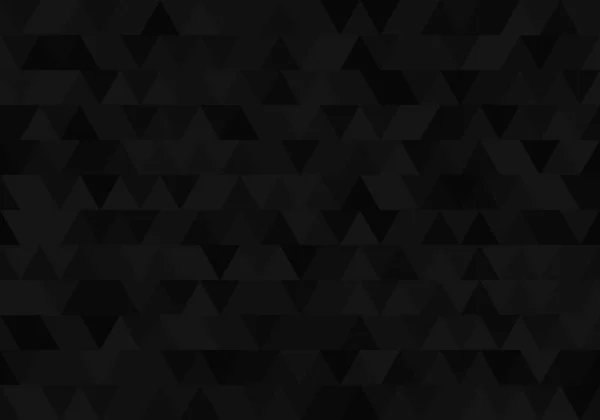 Абстрактный Черный Шаблон Треугольник Фон Текстура Геометрические Абстрактные Векторные Украшения — стоковый вектор