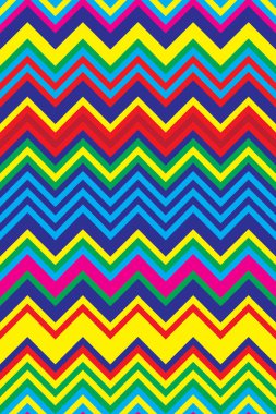 Renkli herringbone sembolü deseni zigzag vektör deseni, soyut geometrik dikişsiz arkaplan veya klasik duvar kağıdı.