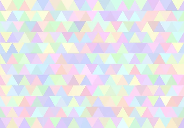 Abstract Pastel Pattern Triangle Background Texture Geometric Abstract Vector Decoration — Stock Vector