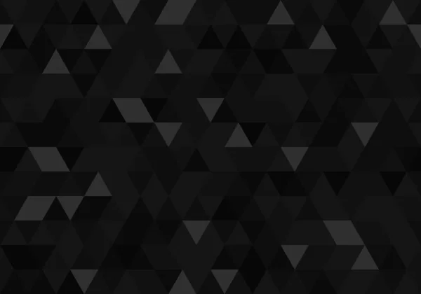 Resumen Negro Patrón Triángulo Fondo Textura Geométrica Monocromo Diseño Decoración — Archivo Imágenes Vectoriales