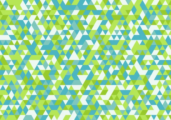 Patrón Vintage Abstracto Triángulo Fondo Textura Geométrica Verde Vector Decoración — Archivo Imágenes Vectoriales