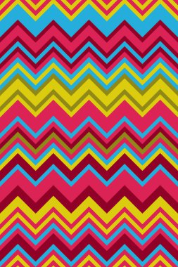 Renkli herringbone sembolü deseni zigzag vektör deseni, soyut geometrik dikişsiz arkaplan veya klasik duvar kağıdı.