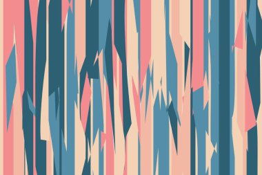 Dikey çizgiler gibi dikkatsiz vuruşları olan klasik model vektör. Soyut, keskin bir arkaplan. El çizimi kırık doku, barbut ve kırıklar..