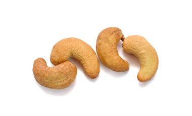 Cevizli, tuzlu, kavrulmuş, doğal, izole edilmiş beyaz yiyecek.