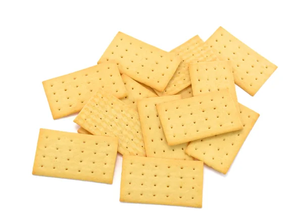 Socker Cookies Isolerad Vit Bakgrund — Stockfoto