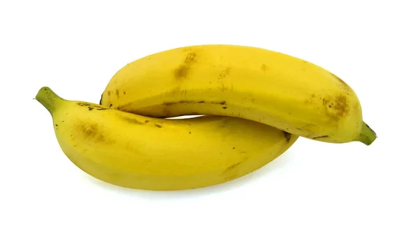 Banane Isolée Sur Fond Blanc — Photo