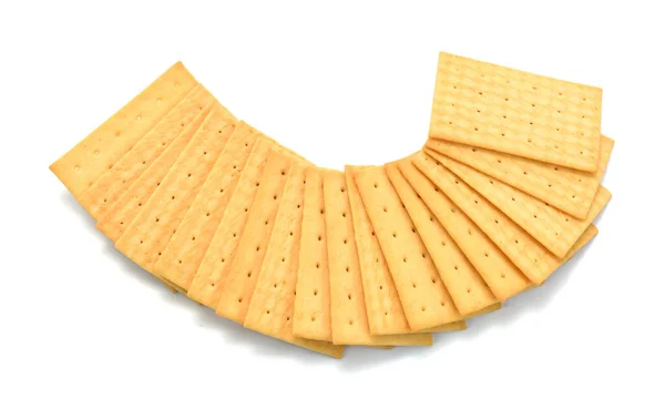 Galletas Azúcar Aisladas Sobre Fondo Blanco — Foto de Stock