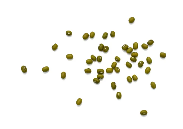 Mung Beans Isolated White Background — Stock Photo, Image