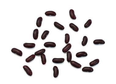 Beyaz arka planda izole fasulye