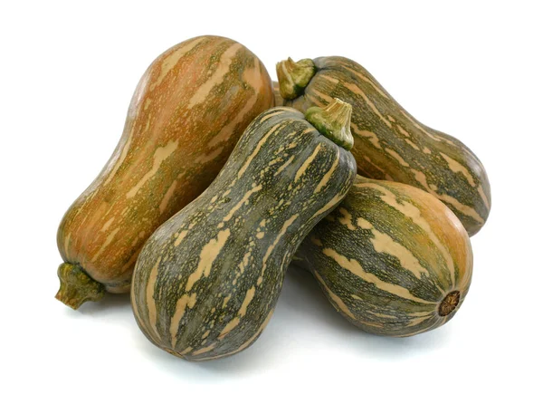 Beyaz arkaplanda izole edilmiş taze balkabağı