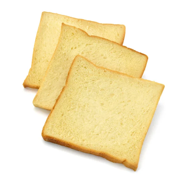 Хлеб Изолирован Белом Фоне — стоковое фото