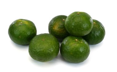 taze turuncu beyaz arkaplanda izole