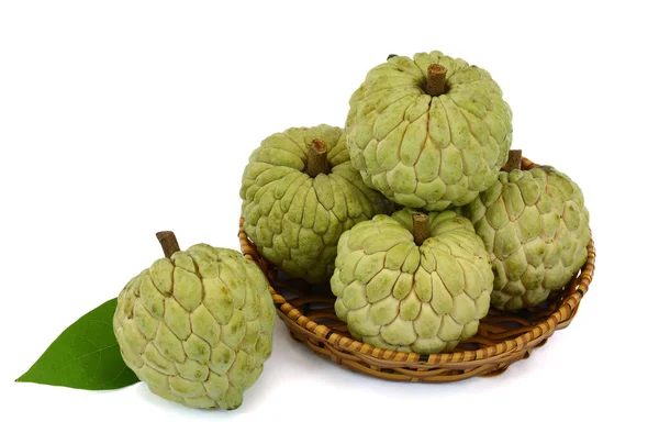 Sugar Apple fruit isolated on white background