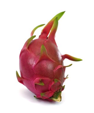 Beyaz arkaplanda Ejder Meyvesi izole