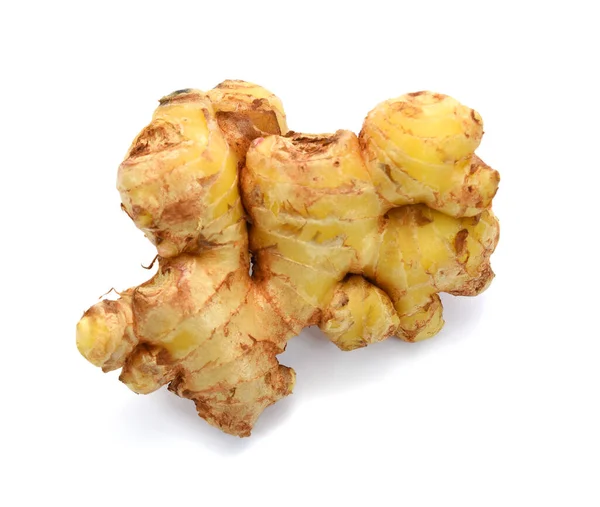 Fresh Ginger Root Isolated White Background — Stock Photo, Image