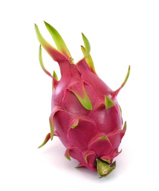 Beyaz arkaplanda Ejder Meyvesi izole