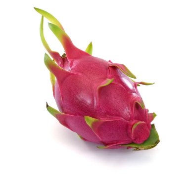 Beyaz arkaplanda Ejder Meyvesi izole