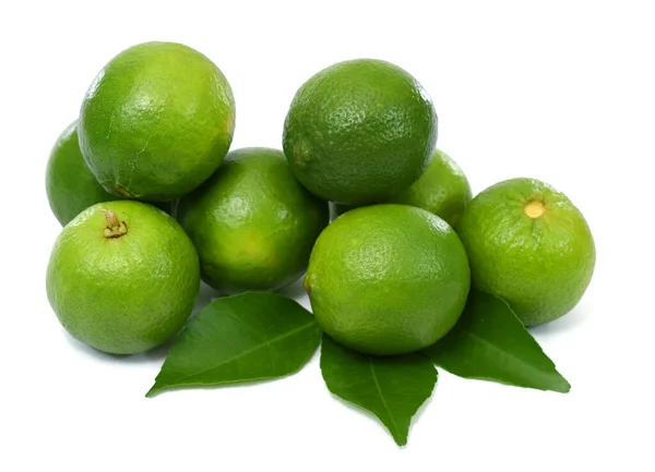Citrusvruchten Geïsoleerd Witte Achtergrond — Stockfoto