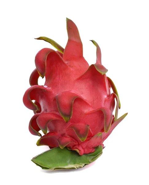 Dragon Fruit Geïsoleerd Witte Achtergrond — Stockfoto