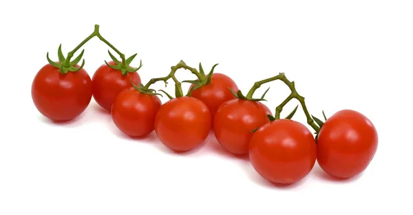 Fresh Cherry Tomatoes Fruits Isolated White Background — Stock Photo, Image