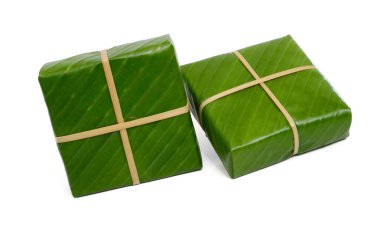 Vietnam Chung Keki beyaz arka planda izole edildi