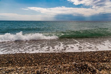Öfkeli deniz manzaralı deniz manzaralı