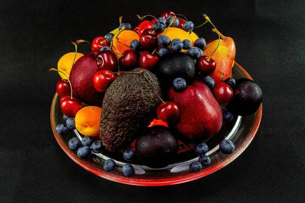 딸기와 과일의 — 스톡 사진