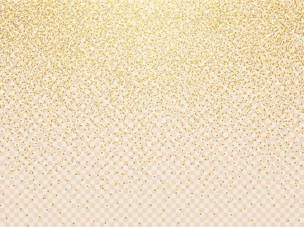 Texture abstraite granuleuse de Noël dorée. Illustration vectorielle . — Image vectorielle