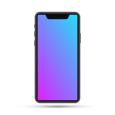 Cep telefonu şablon Violet