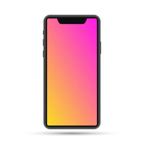 手机模板粉红色 — 图库矢量图片