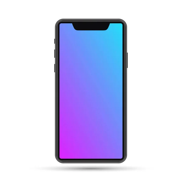手机模板紫罗兰 — 图库矢量图片