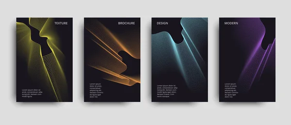Brochure mélange gris quatre — Image vectorielle