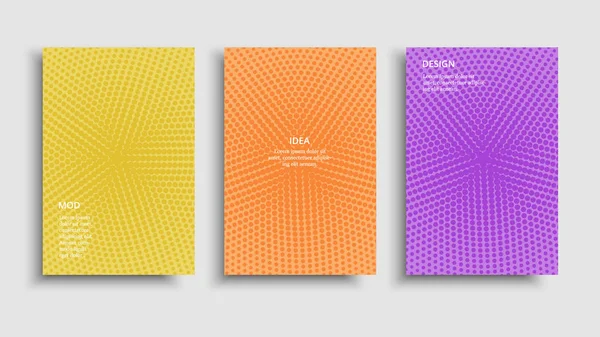 Brochure vibrante multicolore — Image vectorielle