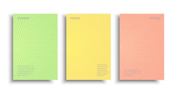 Brochure pastel halfton — Image vectorielle
