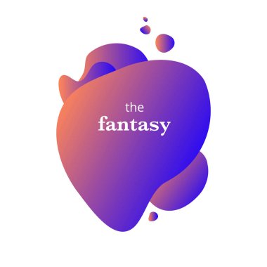 Fantezi renkli bir grafik tasarım