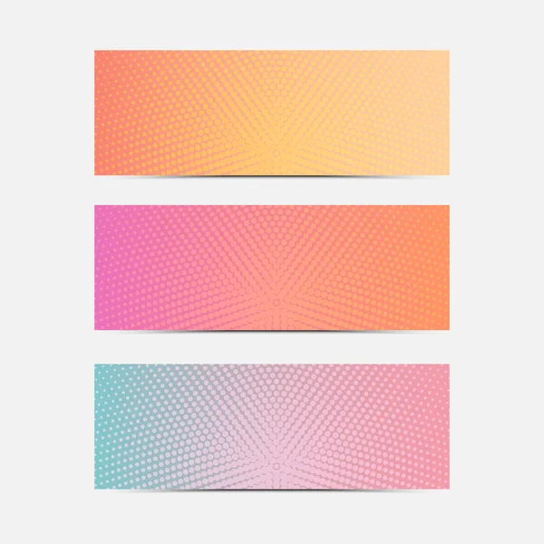 Banner gradient color — Stock Vector