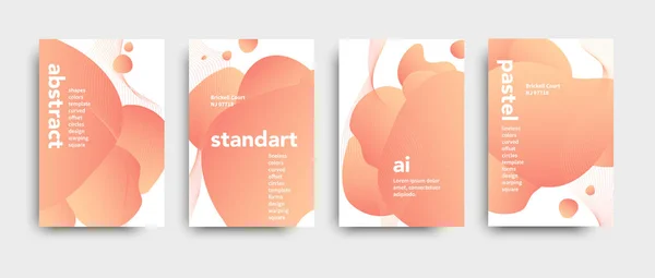 Soyut broşür şeftali