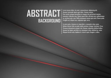 Siyah origami kağıdının soyut arkaplanı. Vektör illüstrasyonu