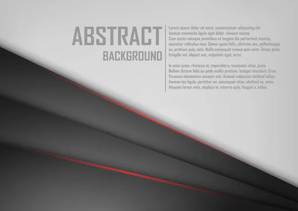 Fondo abstracto de papel de origami blanco y negro. Ilustración vectorial — Vector de stock