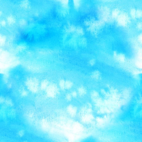 Bezszwowe Abstrakcja akwarela kolorowe tło. Ręcznie malowane atrament bezszwowe wzór streszczenie niebo i chmury. Akwarela tekstury. — Zdjęcie stockowe