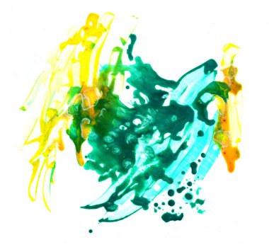 İle renk mürekkep lekesi. doku tasarımı için. Sevgililer günü, düğün, tarihi bildirimi kartı.