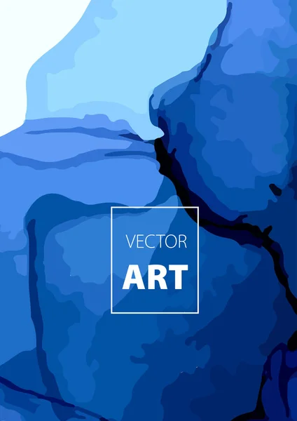 Vector färgglada täcker design set med texturer. Närbild av målningen. Abstrakt ljus handmålad bakgrund. Fragment av konstverk. Modern konst. Abstrakt bläck akvarell fläckar. — Stock vektor