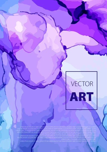 Vector Colorful covers design set with textures. Closeup of the painting. Abstract bright hand painted background. Fragment of artwork. Modern art. Abstract Ink Watercolor stains. — Stock Vector