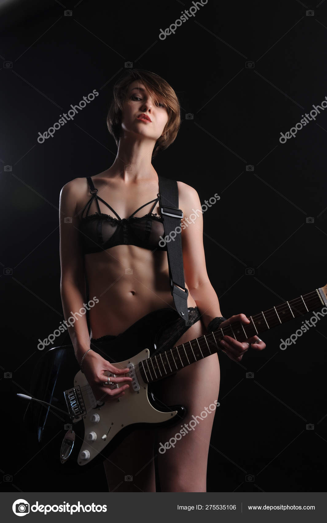 Sexy Girls With Guitar
