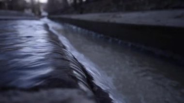 Şehir sewer.large ve orta ölçekli planı içine atık su drenaj