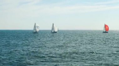 Horizon ile denizde Yelkenli