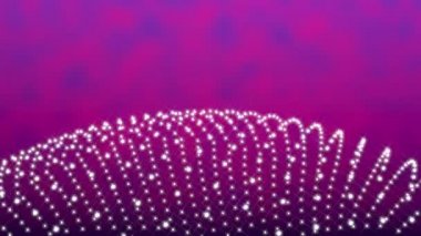 Parlak, yıldızlardan oluşan bir top, güzel bir arka plan, pırıltılı elmaslar ve Swarovski kristalleri