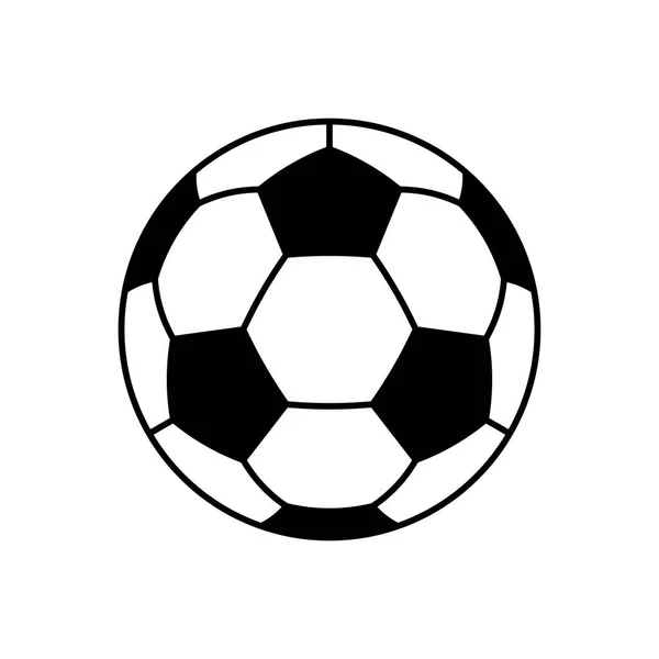 Iconos Pelota Fútbol Ilustración Vectorial Plana Sobre Fondo Blanco Eps — Vector de stock